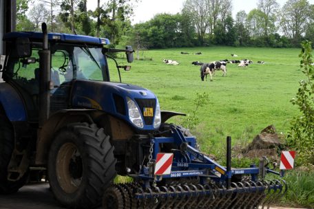 Technik und Idylle: Auf dem Marx-Hof in Garnich