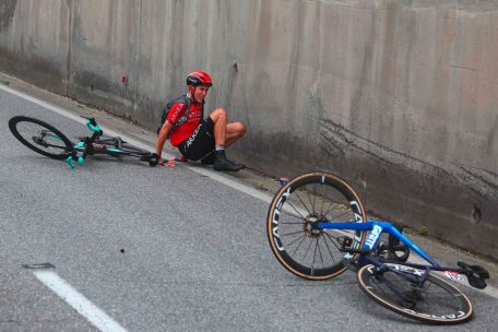 2023 stürzte Michel Ries beim Giro d’Italia