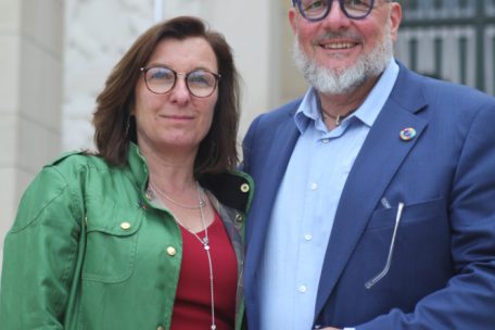 Tilly Metz („déi gréng“) und Marc Angel (LSAP)