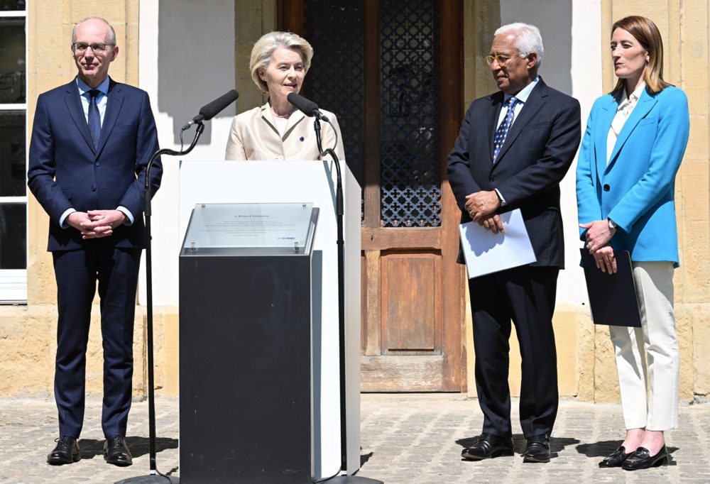 Europatag / EU-Spitzen begehen 75. Jahrestag einer historischen Rede in Luxemburg