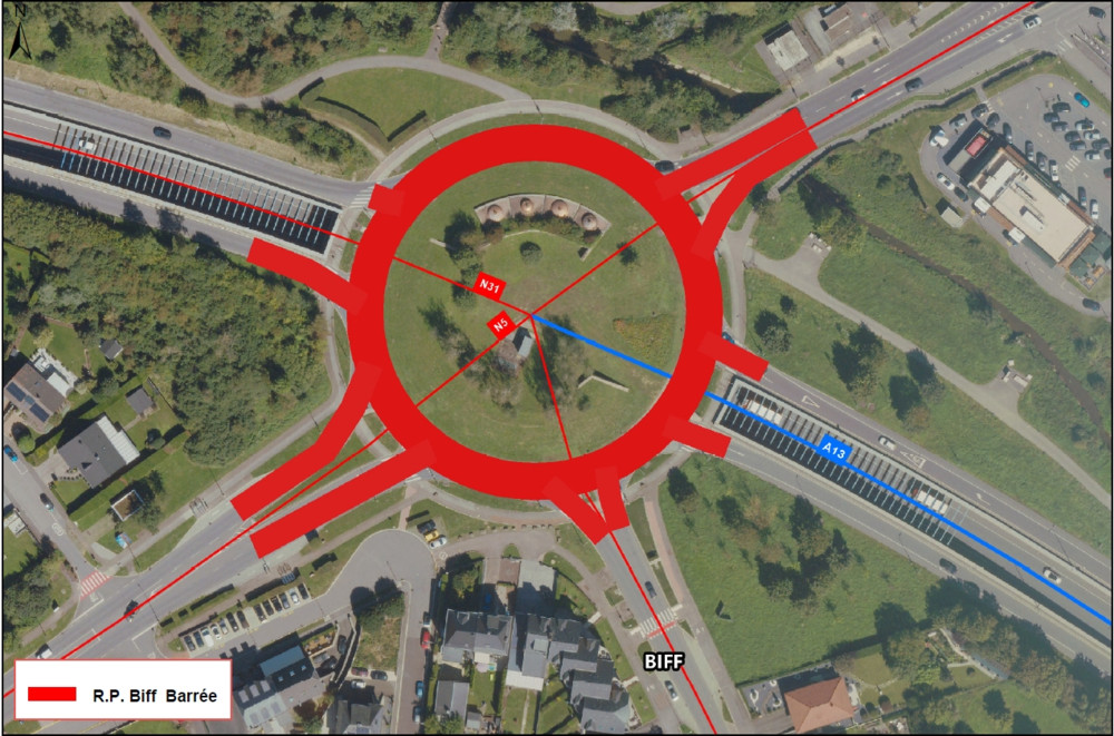 Bascharage / Straßenbauverwaltung meldet dreitägige Sperrung des Kreisverkehrs „Biff“ 