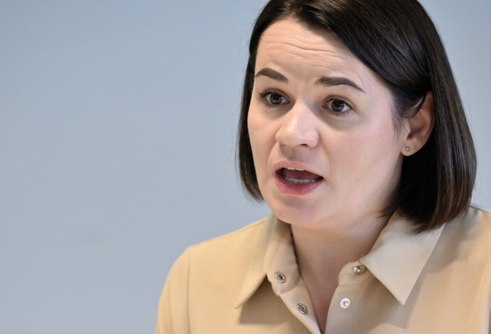 Oppositionspolitikerin Swetlana Tichanowskaja / „Die Belarussen wollen zurück in die europäische Familie“