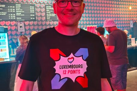 Michael aus Deutschland drückt auch Luxemburg die Daumen