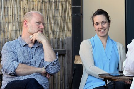 Zwei der insgesamt rund 60 Mitglieder des Ernährungsrates: Norry Schneider von CELL und Nora Feyder, Landwirtin und Mitglied im Vorstand der Landwirtschaftskammer