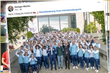 „Nach 3 Deeg bis Andorra!“ / Sportminister Mischo fährt eine Woche zu früh zu den Spielen der kleinen Staaten