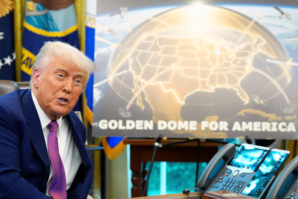 USA / Raketenabwehrsystem „Golden Dome“ soll laut Trump in drei Jahren einsatzbereit sein