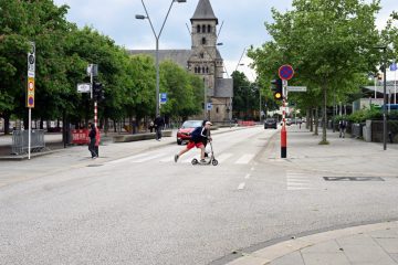 Luxemburg-Stadt / Radfahrer bei Verkehrsunfall in der Avenue Victor Hugo auf Limpertsberg verletzt
