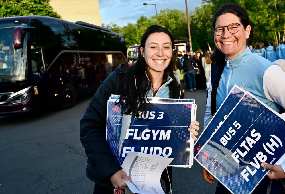 JPEE  / Es geht los: Team Lëtzebuerg reist per Bus nach Andorra