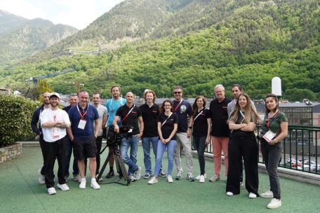 15 luxemburgische Journalisten, Fotografen und Kameramänner berichten von den 20. JPEE in Andorra