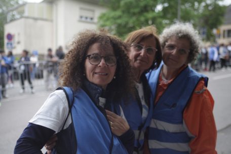 Maria, Antonia und Immacolata Valletta sind von Ettelbrück aus nach Wiltz gewandert