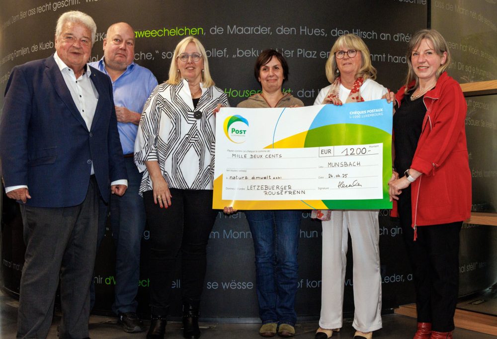 Spende / Rosenaktion bringt Geldsegen für „natur & ëmwelt“