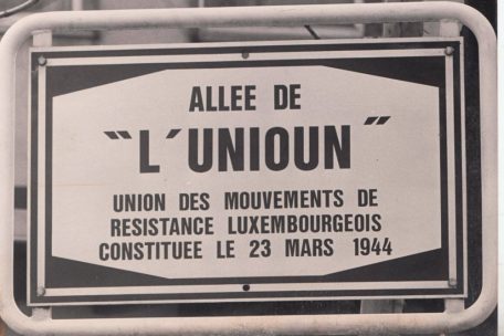L’allée de l’Unioun, près du Glacis