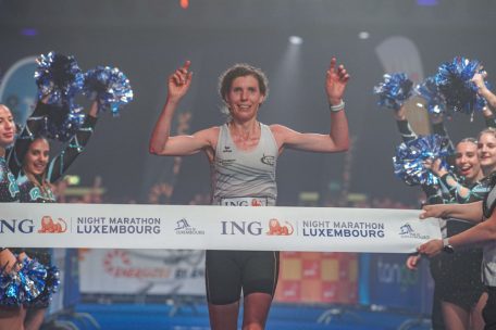 Siegerin bei den Damen im Marathon: Edith Stiepel