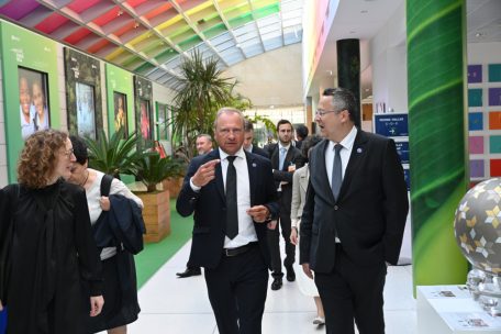 Finanzminister Gilles Roth am Dienstag in Paris