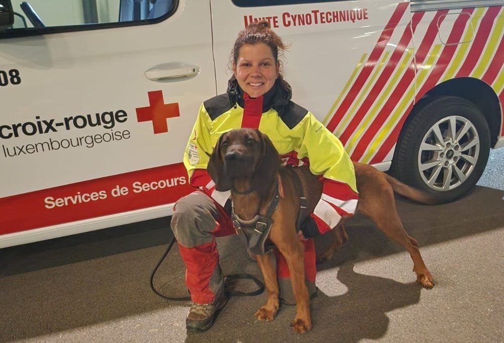 Luxemburg / Hundeeinsatz mit Happy End: Spürhund Pamuk findet vermisste Person wieder