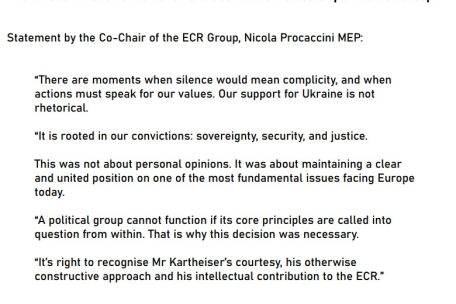 Das offizielle Statement der EKR zum Rauswurf von Fernand Kartheiser