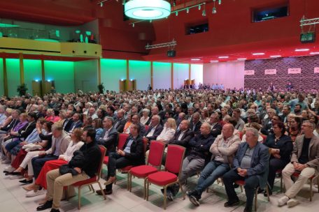 Der Veranstaltungsraum im Casino 2000 war am Donnerstagmorgen gut gefüllt