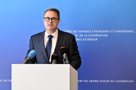 Luxemburgs Außenminister Xavier Bettel hofft, dass die Konferenz in New York positive Auswirkungen im Nahen Osten haben wird