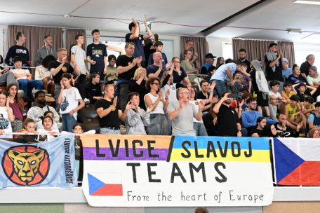 Die tschechischen Fans haben sich von der weiten Anreise nicht abschrecken lassen