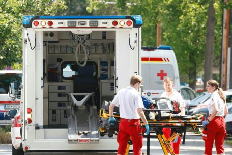 Zahlreiche Einsatzkräfte wurden an das Grazer Gymnasium gerufen