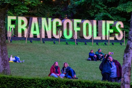 Ruhe vor dem Ansturm: das Gelände der Francofolies in Esch
