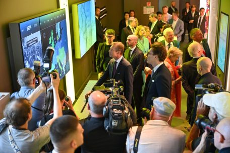 Im Innern des neuen Europamuseums