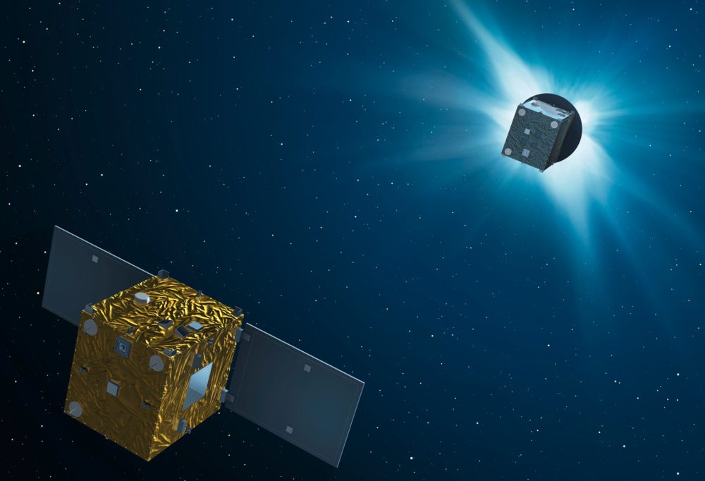 Raumfahrt / Europäisches Satellitenpaar erzeugt künstliche Sonnenfinsternis