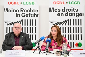 „Union des syndicats OGBL et LCGB“ / OGBL und LCGB geben am Freitag Gründung einer gemeinsamen Struktur bekannt