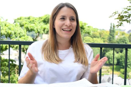 Die Erste Schöffin Jessie Thill („déi gréng“) ist zuständig für Wirtschaft