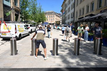 Luxemburg-Stadt / Rue du Fossé wird zur Fußgängerzone – Poller regeln ab Samstag die Zufahrt