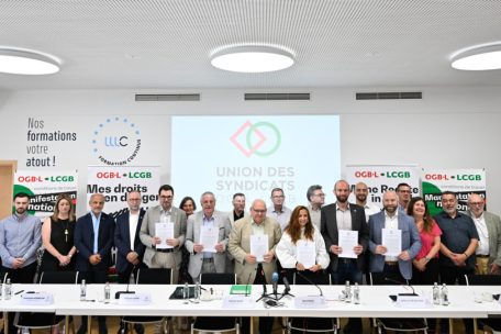 „Union des syndicats“ / Kein Nein zur Einheitsgewerkschaft: OGBL und LCGB formalisieren Zusammenarbeit