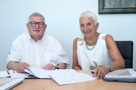 UAICL-Präsident Guy Greivelding und Festivaldirektorin Josée Faltz-Wilmes