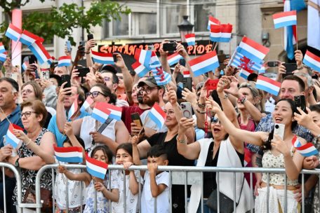 Wie jedes Jahr fanden auch diesmal viele Menschen am Vorabend vom Nationalfeiertag den Weg in die Hauptstadt