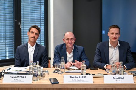 Gabriel Gomes, Bastien Larue und Tom Haas (v.l.n.r.)