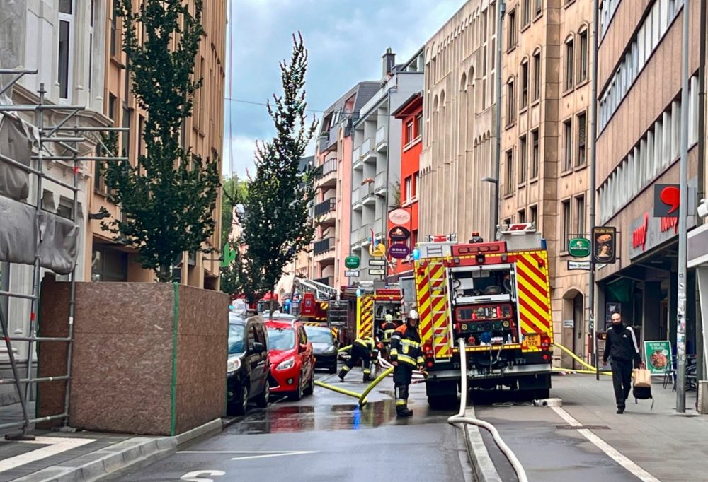 Limpertsberg / Küchenbrand löst Feuerwehreinsatz aus