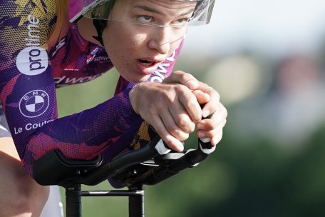 Radsport-Landesmeisterschaft / Zeitfahren der Damen: Schreiber sichert sich in aller Souveränität den Titel