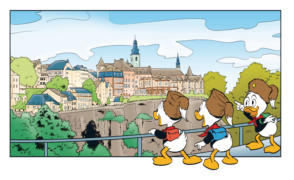 Neues Micky-Maus-Magazin / Donald Duck und seine Neffen entdecken Luxemburg