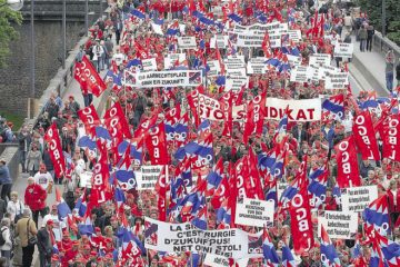 Gewerkschaftsprotest / Erinnerungen an die Demo von 2009