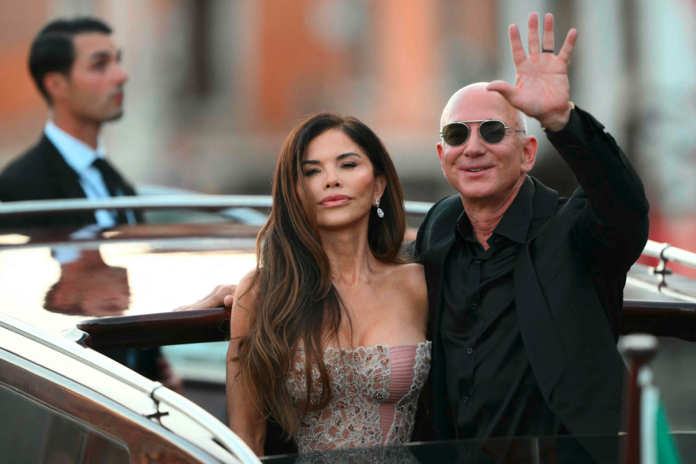 Amazon-Gründer / Superreiche unter sich: Jeff Bezos und Lauren Sánchez feiern Hochzeit in Venedig