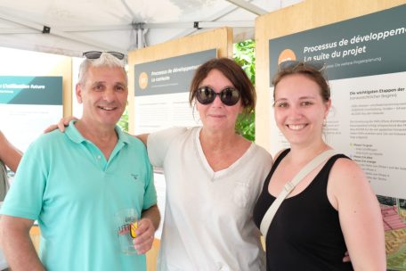 Familie Becker gefällt das Projekt, Joanne (r.) könnte eines Tages in das neue Viertel ziehen