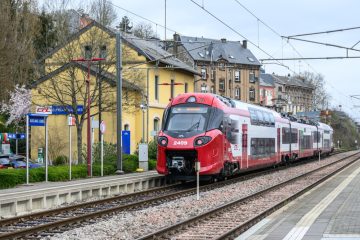 Coradia-Triebwagen / Auf der Strecke Rümelingen-Noertzingen fahren die neuen Züge der CFL