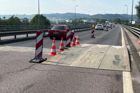 Das Rattern hat ein Ende / Münsbach-Viadukt: Straßenbauverwaltung kündigt Ende der Dauerbaustelle auf der A1 an