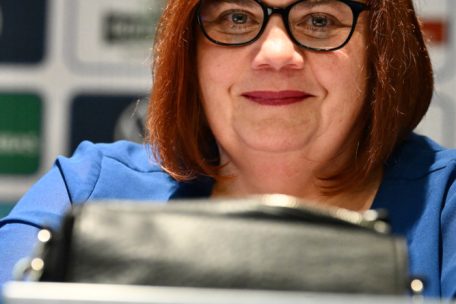 Carine Nardecchia, Präsidentin der Damen-Kommission der FLF