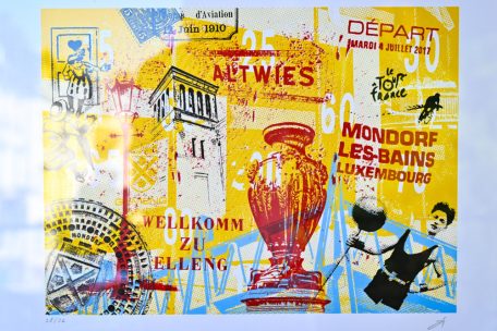 Die Gemeinde ließ es sich nicht nehmen, dem Lebensretter ein Geschenk zu übergeben