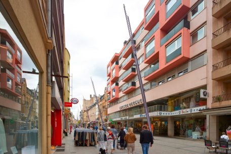 Das Centre Mercure, seinerzeit das erste städtische Einkaufszentrum im Land