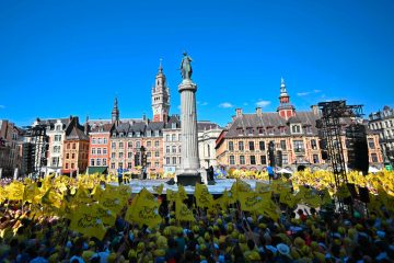 Radsport / Lille erstrahlt in Gelb: Grand Départ der Tour de France am Samstag in Nordfrankreich
