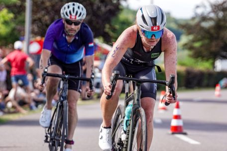 Die neue Landesmeisterin Anne Hilger hat erst vor zweieinhalb Jahren mit dem Triathlon begonnen