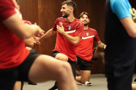 Manchmal muss spontan entschieden werden – auch beim Trainingsprogramm