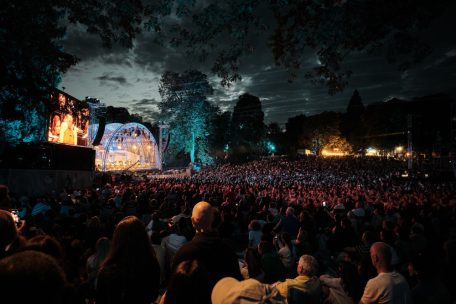 Das Publikum trotzte dem wechselhaften Wetter am Wochenende