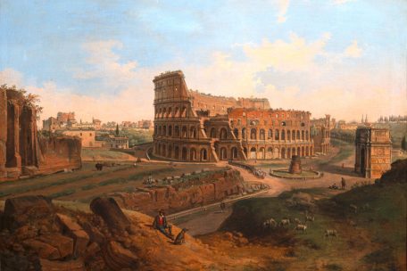 Denise Duchateau (1779-1810): „Veduta del Colosseo con l’Arco di Costantino“